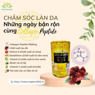 Collagen peptide 5000 chiết xuất Lựu