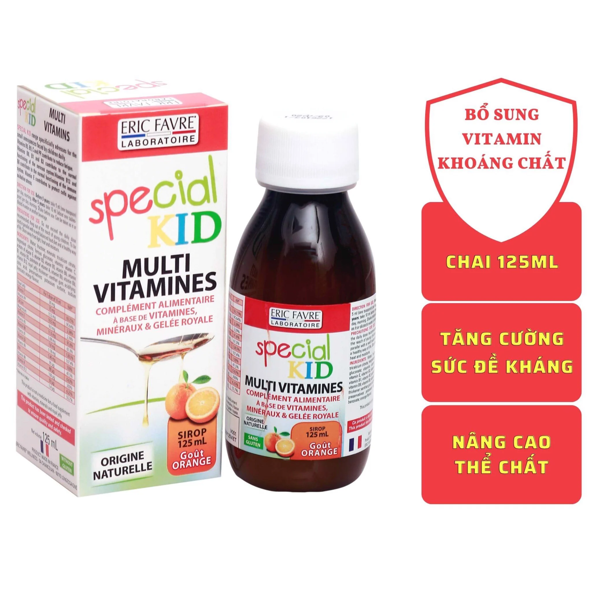 SPECIAL KID MULTIVITAMINES Made in French
